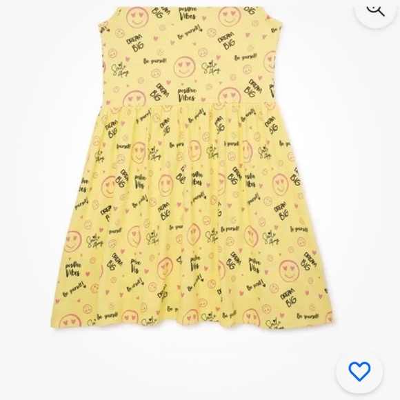 Miss Pink Girls Yellow Dream Big Sleeveless Dress Size 7 NEW - Picture 4 of 9